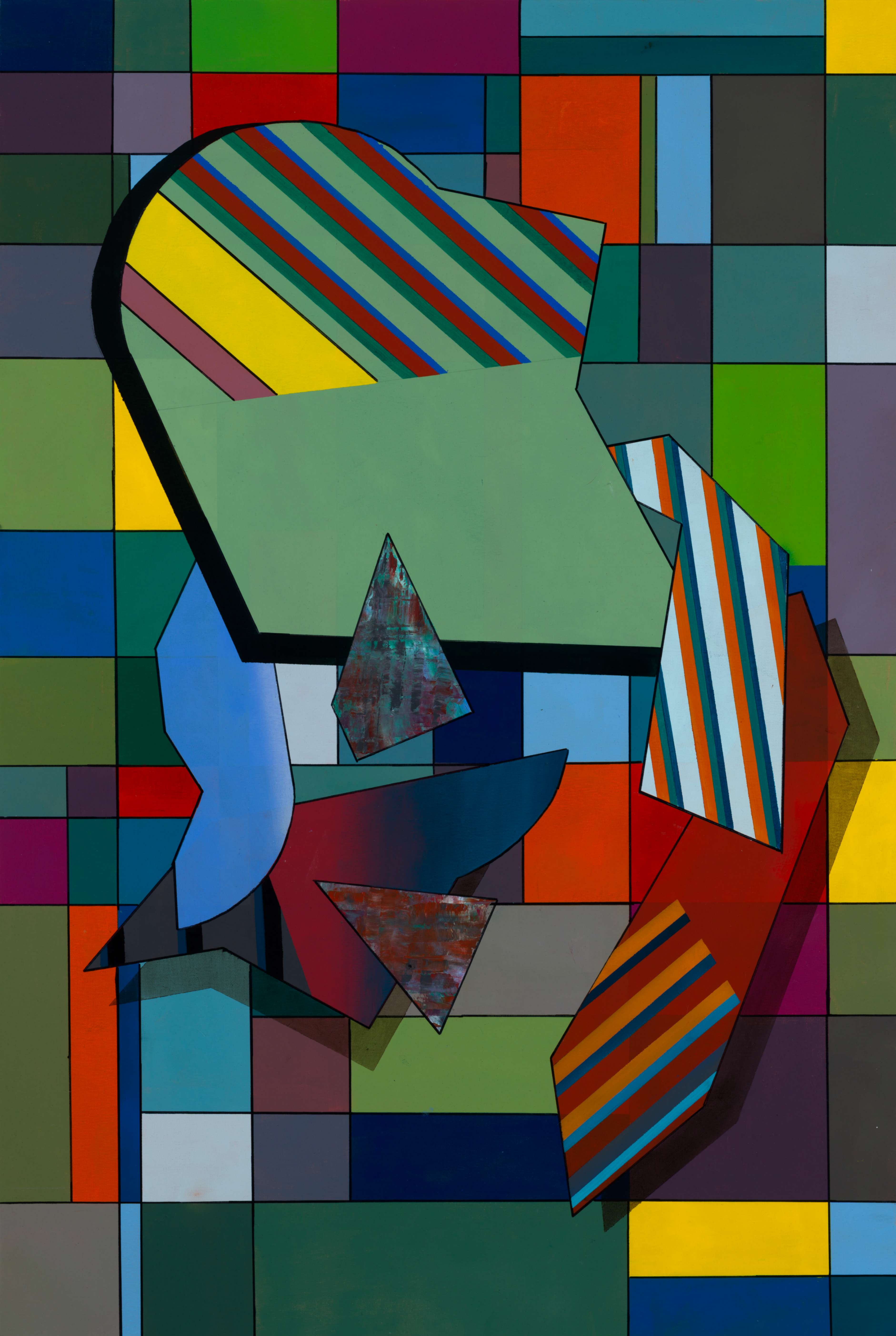 Untitled 1/ Oil on Canvas/ H 90 × W 60 cm/ H 35.4 ×W 23.6 in/ 2024